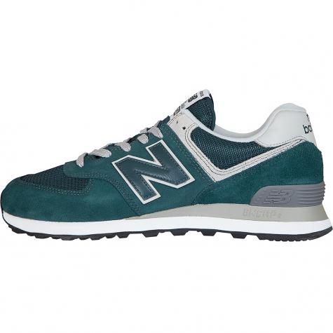 New Balance Sneaker 574 Leder/Textil/PU grün 