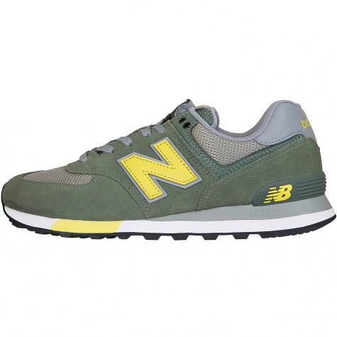New Balance Sneaker 574 Leather/Textile/PU grün 