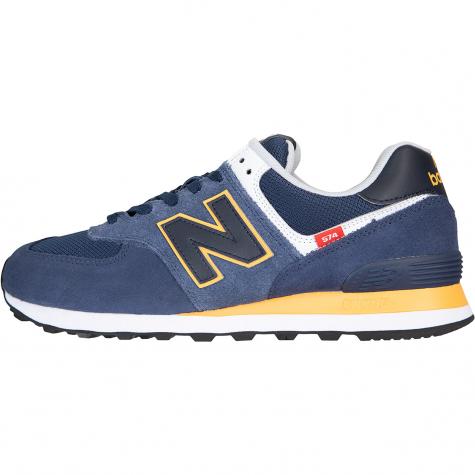 New Balance NB 574 Sneaker Schuhe navy/orange 