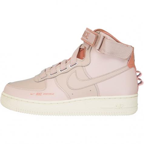 Ponte de pie en su lugar Escoger danés ☆ Nike Damen Sneaker Air Force 1 High Utility beige/rosa - hier bestellen!