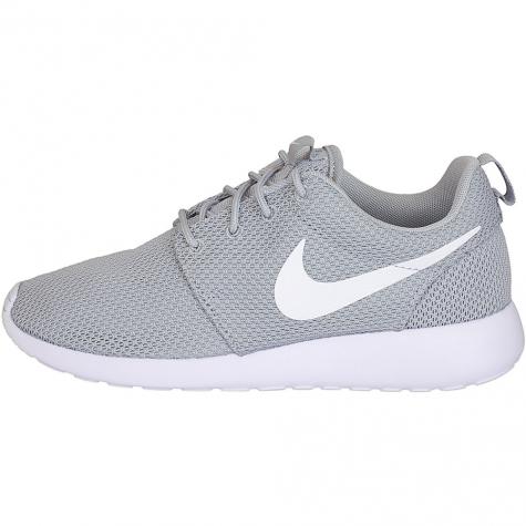 Nike Sneaker Roshe Run grau/weiß 
