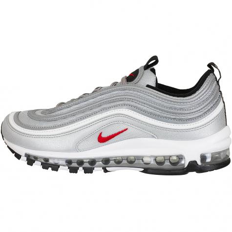 Nike Damen Sneaker Air Max 97 OG silber/rot 