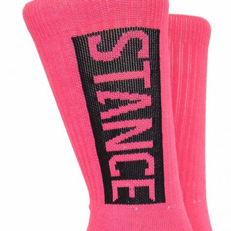 Stance Socken OG neon pink