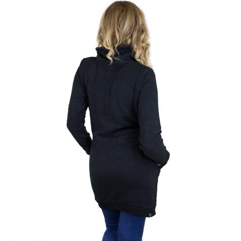 Bench Sweatkleid Funnel Neck schwarz 