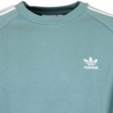 Adidas Originals Sweatshirt 3-Stripes mintgrün/weiß 