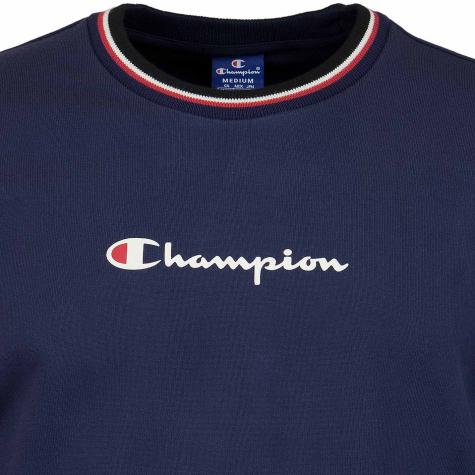 Champion Sweatshirt Logo dunkelblau 
