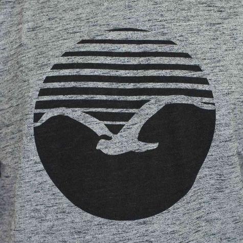 Cleptomanicx Sweatshirt Vintage Print grau/schwarz 