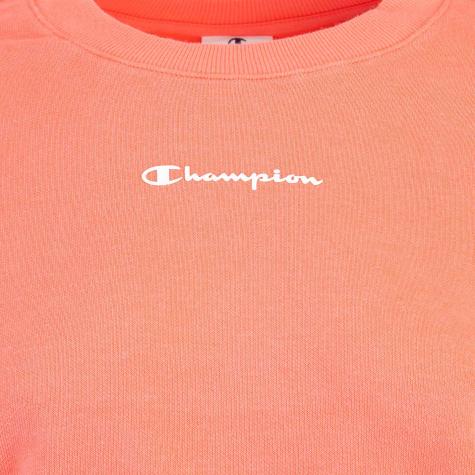 Champion Cropped Damen Sweatshirt rosa 
