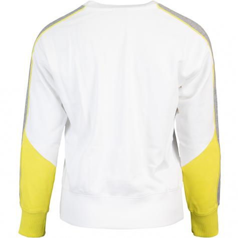 Champion Small Logo Sweatshirt Pullover weiß 