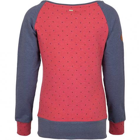 Mazine Damen Sweatshirt Tanami dunkelblau/rot 