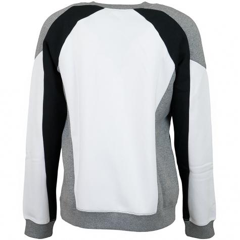 Nike Damen Sweatshirt CB Fleece weiß/schwarz 