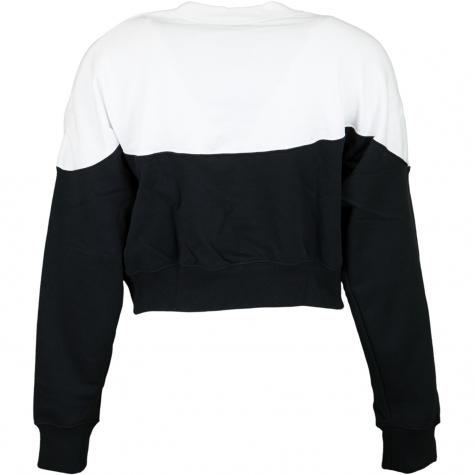 Nike Damen Sweatshirt Heritage Fleece schwarz/weiß 