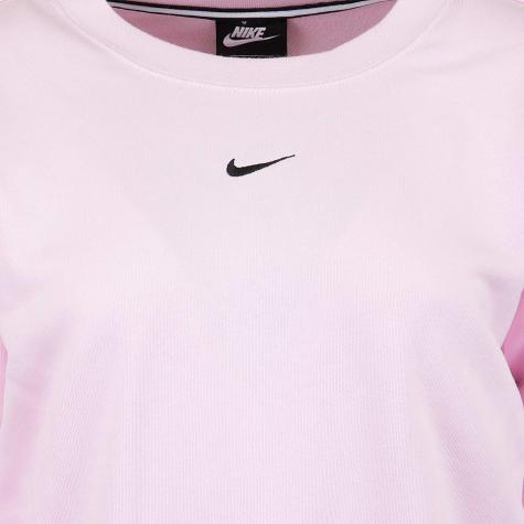 Nike Damen Sweatshirt Logo Tape pink/schwarz 