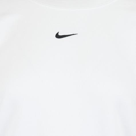 Nike Damen Sweatshirt Logo Tape weiß/schwarz 