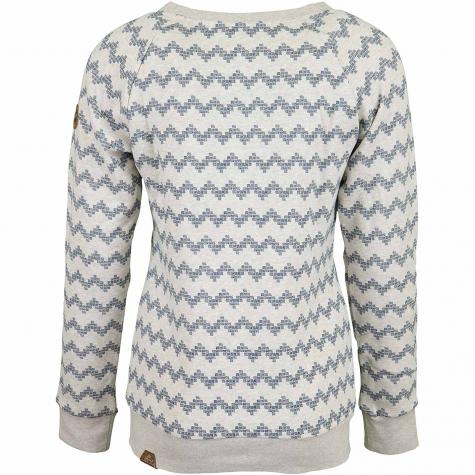 Ragwear Damen Sweatshirt Daria Zig Zag beige 