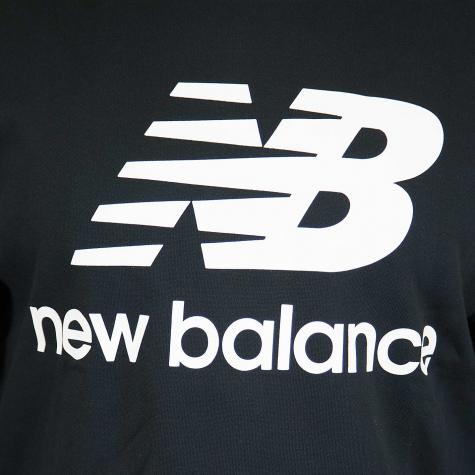 New Balance Sweatshirt Essentials Logo schwarz 