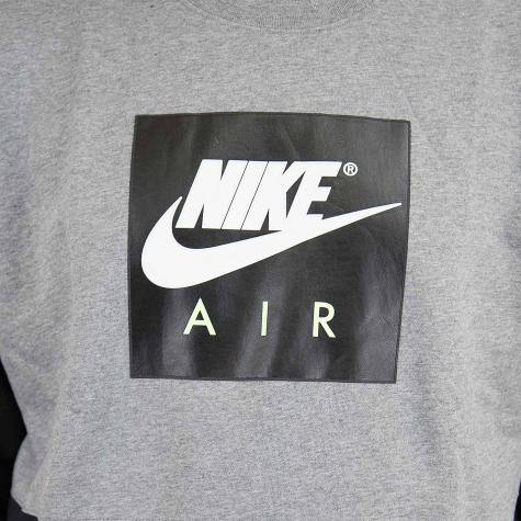 Nike Sweatshirt Air Fleece grau/schwarz 