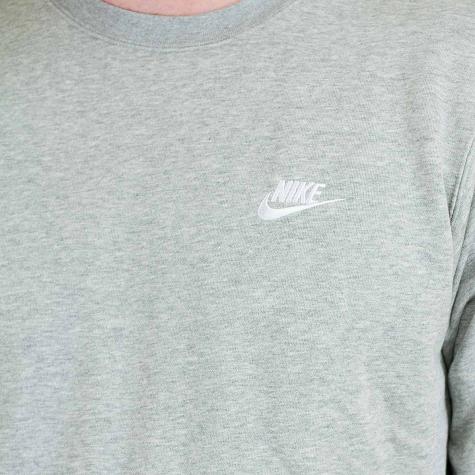 Nike Sweatshirt Club French Terry grau/weiß 