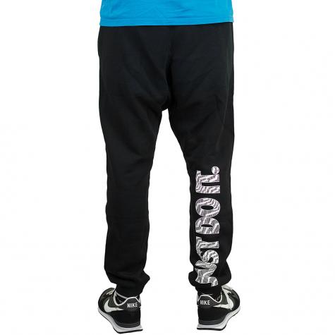 Nike Sweatpant GX Fleece schwarz/weiß 