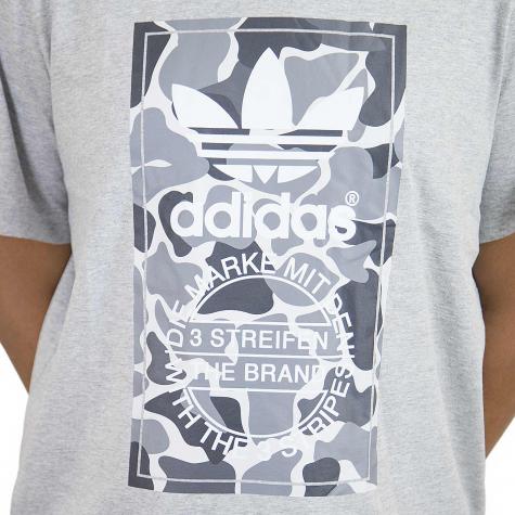 Adidas Originals T-Shirt Camo Label grau 