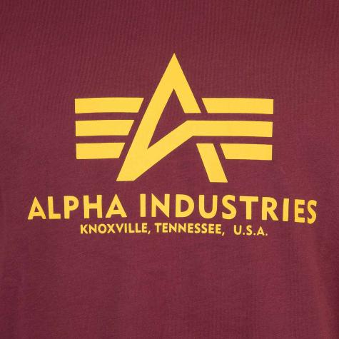 Alpha Industries BAsic T-Shirt burgundy 