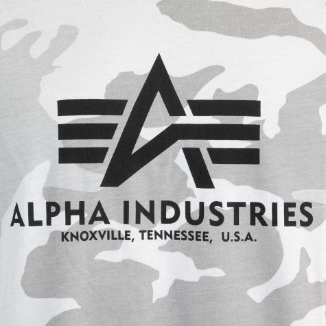 Alpha Industries Basic Camo T-Shirt white camo 