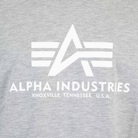 Alpha Industries BAsic T-Shirt grau 