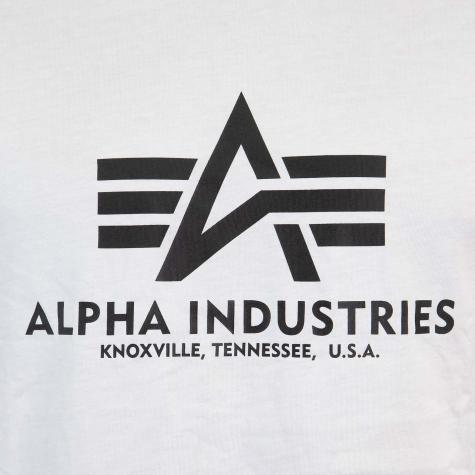 Alpha Industries Basic T-Shirt weiß 