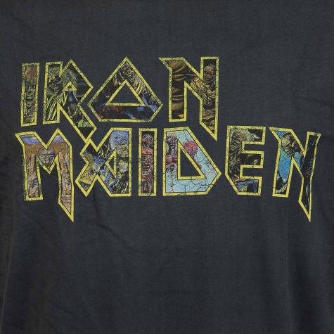 Amplified T-Shirt Iron Maiden Eddies Logo dunkelgrau 