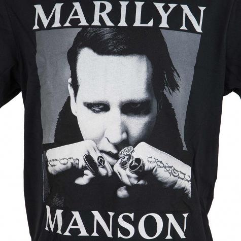 Amplified T-Shirt Marilyn Manson Fists schwarz 