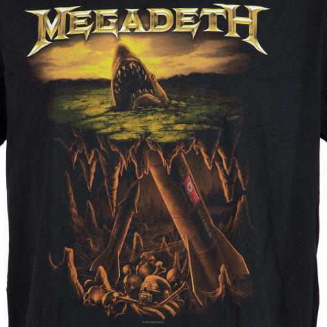 Amplified T-Shirt Megadeth Nuke Shark schwarz