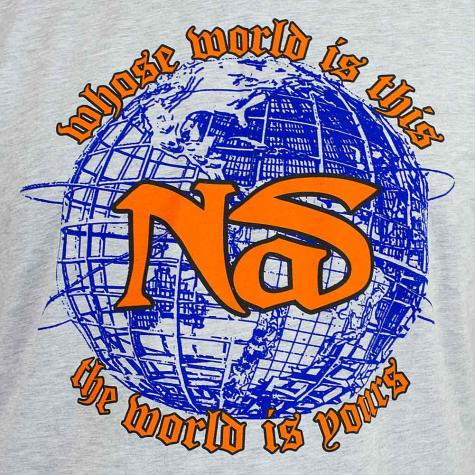 Amplified T-Shirt NAS World grau 