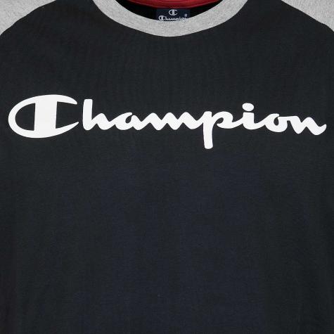 Champion T-Shirt Crewneck Legacy schwarz/grau 
