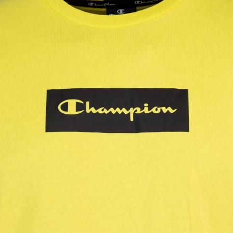 Champion American Logo T-Shirt gelb 