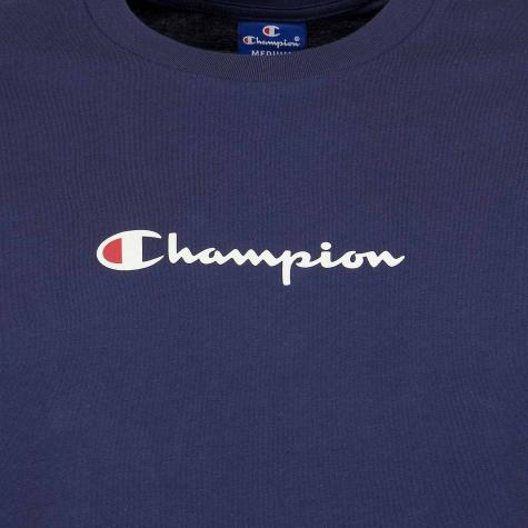 Champion T-Shirt Ringer dunkelblau 