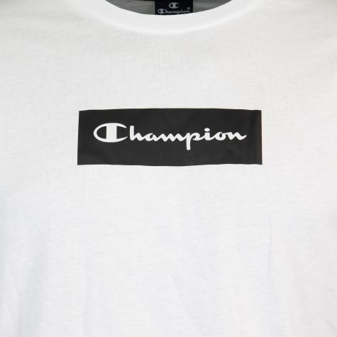 Champion American Logo T-Shirt weiß 