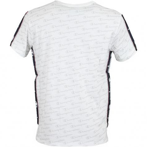 Champion T-Shirt Allover-Print weiß 