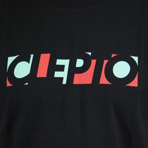 Cleptomanicx T-Shirt Blocks schwarz/rot 