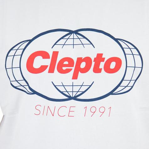 Cleptomanicx T-Shirt Global weiß 