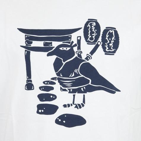 Cleptomanicx T-Shirt Ninja weiss 