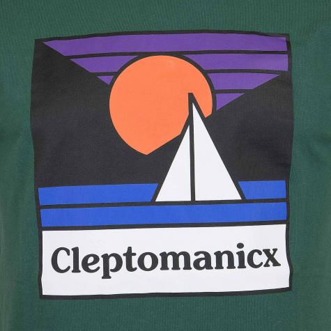 Cleptomanicx T-Shirt Voyage Patch grün 