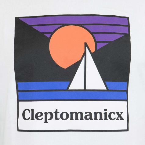 Cleptomanicx T-Shirt Voyage Patch weiß 