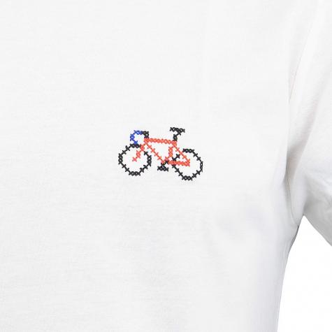 Dedicated T-Shirt Cross Stitch Bike weiß 