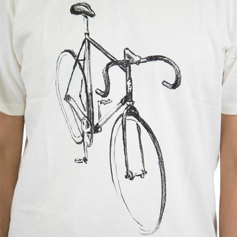 Dedicated T-Shirt Drawn Bike weiß 