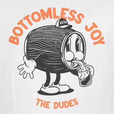 The Dudes T-Shirt Bottomless Joy weiß 