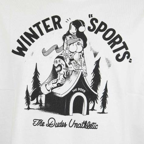 The Dudes T-Shirt Winter Sports weiß 