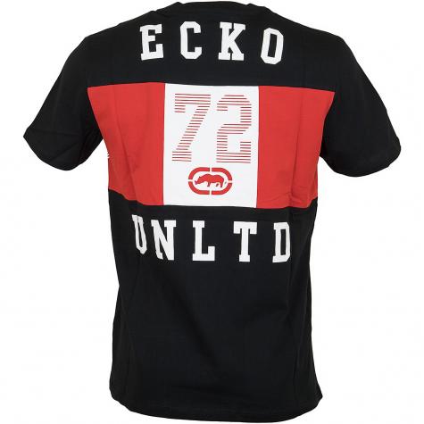 Ecko Unltd T-Shirt Square72 schwarz/rot