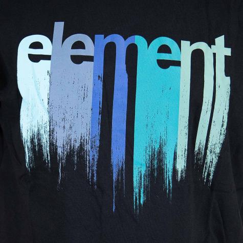 Element T-Shirt Drip flint schwarz 