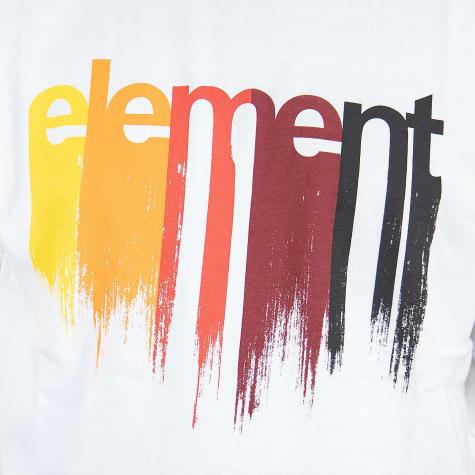 Element T-Shirt Drip weiß 