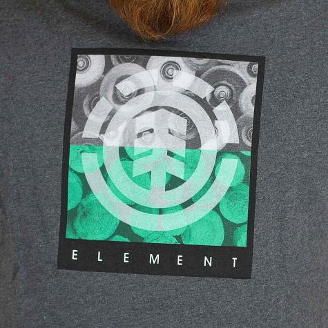 Element T-Shirt Log Jam dunkelgrau meliert 